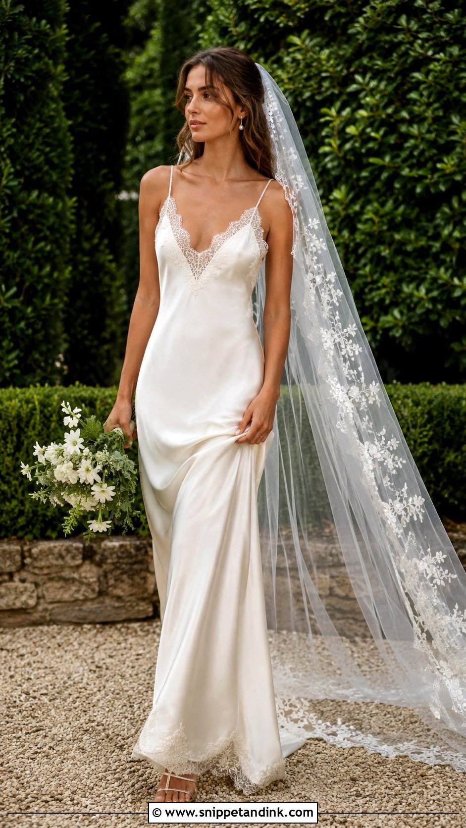 Fairy Wedding Dress With Slip Silhouette - Snippet and Ink - 30 Fairy Inspired Wedding Dress Ideas