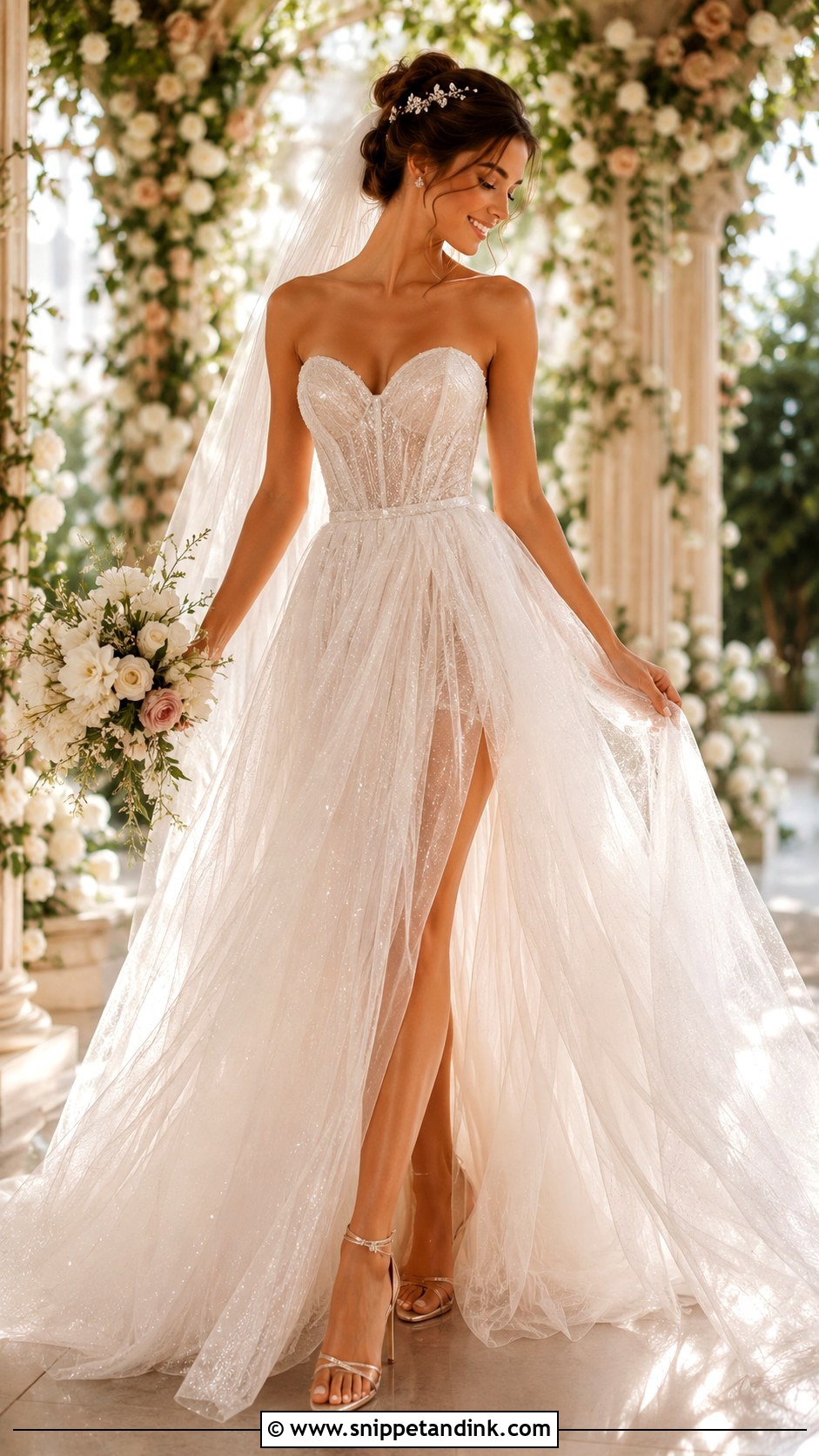 Fairy Wedding Dress With Sparkle Tulle - Snippet and Ink - 30 Fairy Inspired Wedding Dress Ideas