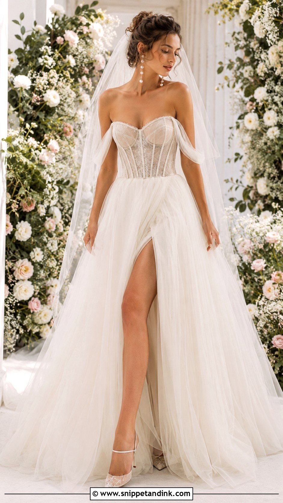 Fairy Wedding Dress With Tulle Skirt - Snippet and Ink - 25 Fairy Wedding Dress Fantasy Ideas