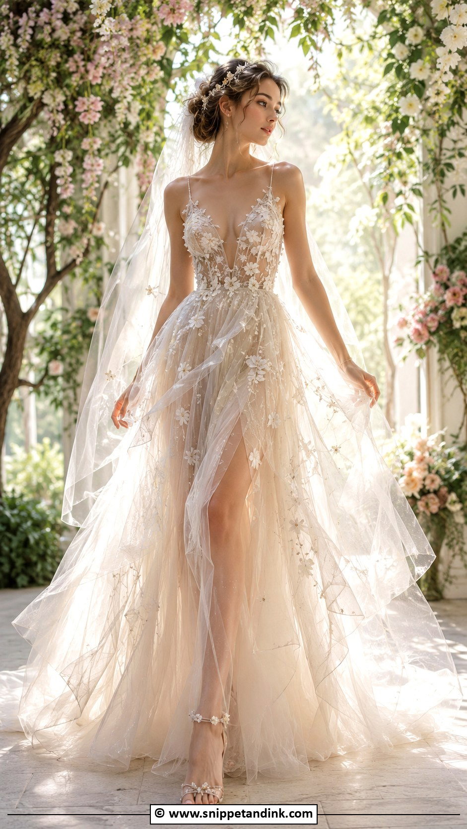 Fairy Wedding Dress - Snippet and Ink - 25 Whimsical Wedding Dresses