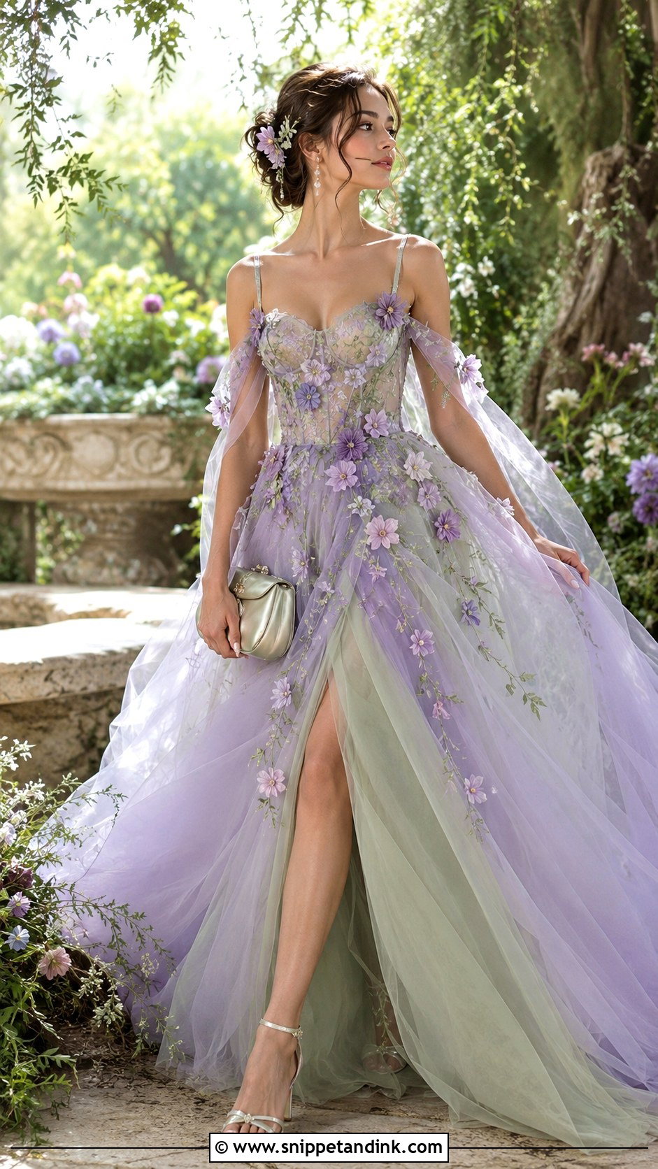 Fairycore Ballgown Outfit - Snippet and Ink - 25 Fairytale Ballgown Ideas