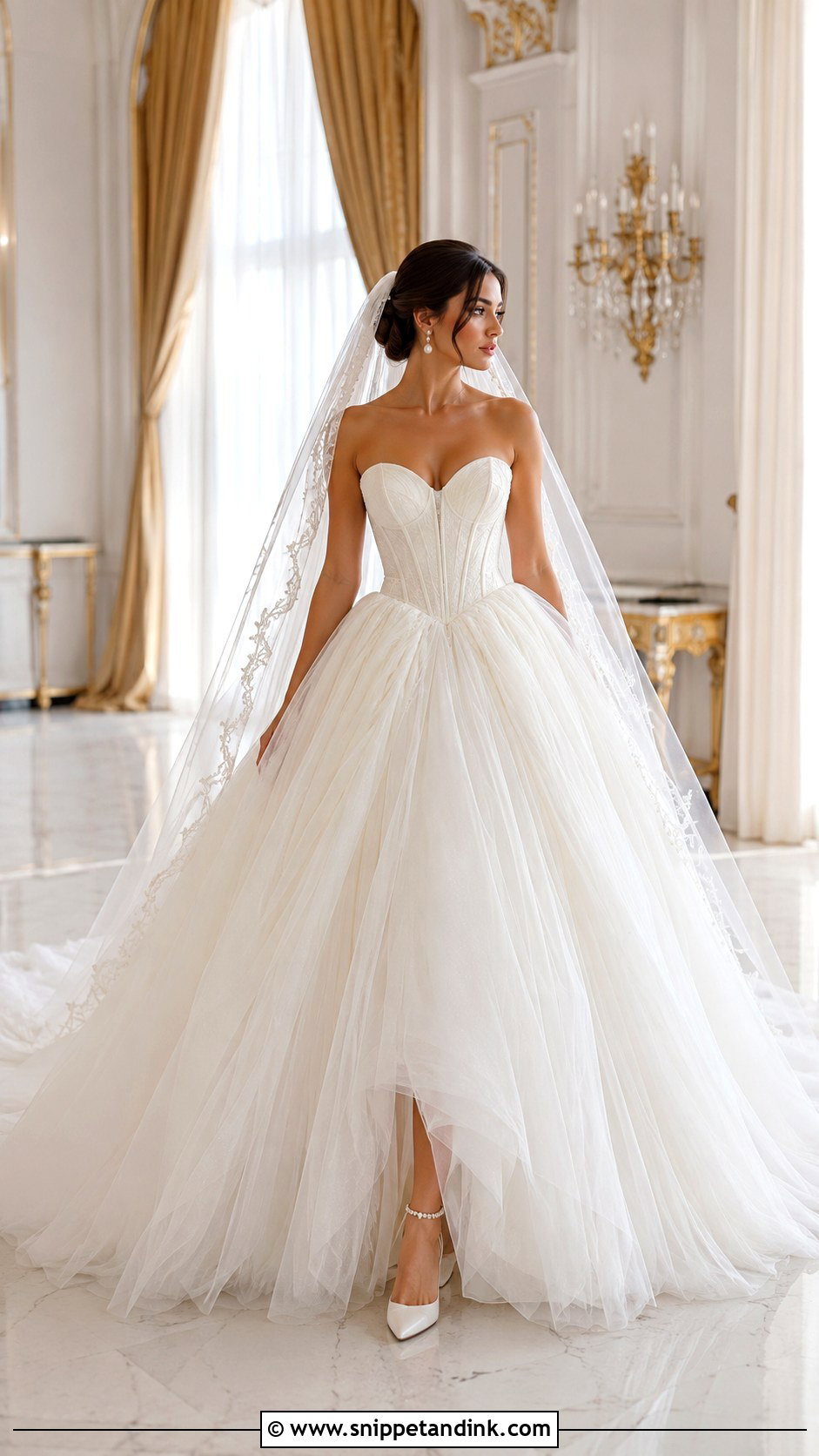 Fairytale Ball Gown Wedding Dress - Snippet and Ink - 25 Fairytale Wedding Gown Ideas