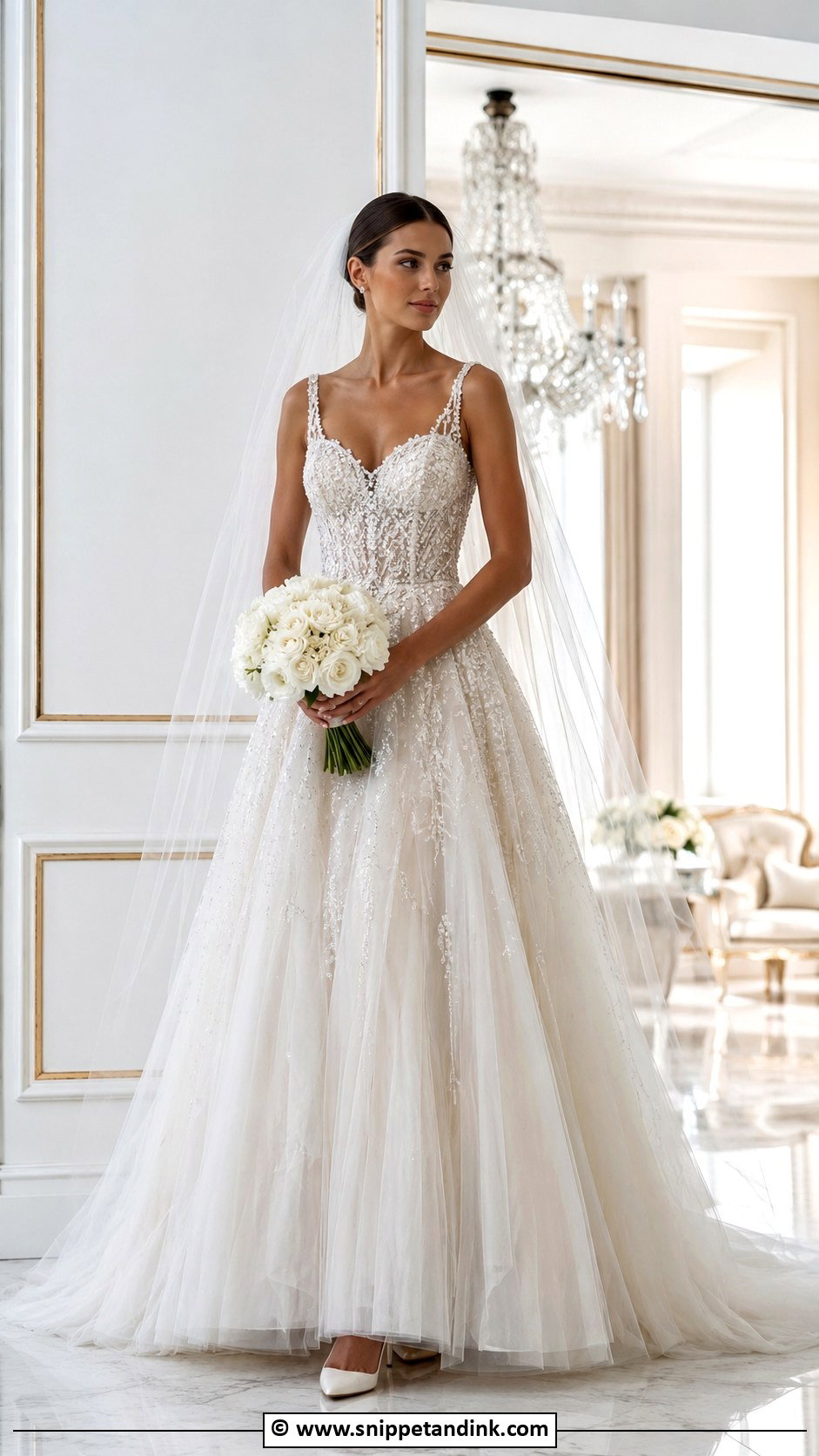 Fairytale Beaded Wedding Dress - Snippet and Ink - 30 Fairytale Wedding Dresses