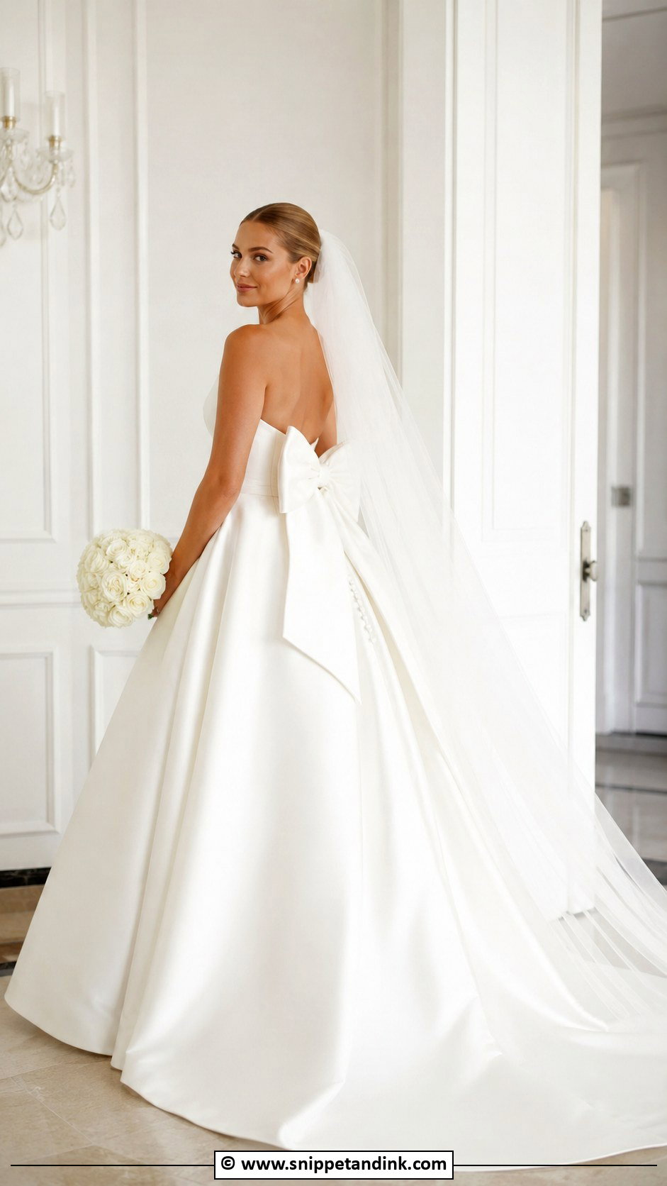 Fairytale Bow Wedding Dress - Snippet and Ink - 30 Fairytale Wedding Dresses