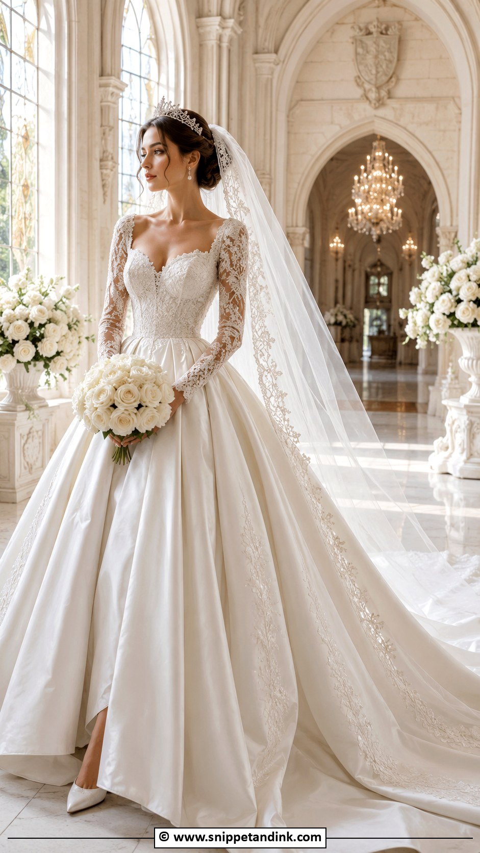 Fairytale Castle Wedding Dress - Snippet and Ink - 30 Fairytale Wedding Dresses