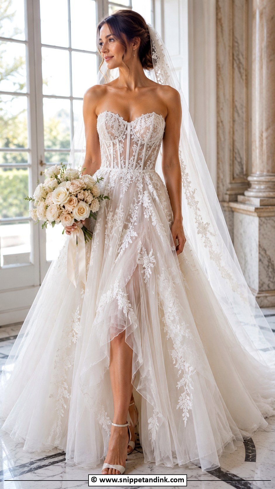 Fairytale Corset Wedding Dress - Snippet and Ink - 30 Fairytale Wedding Dresses