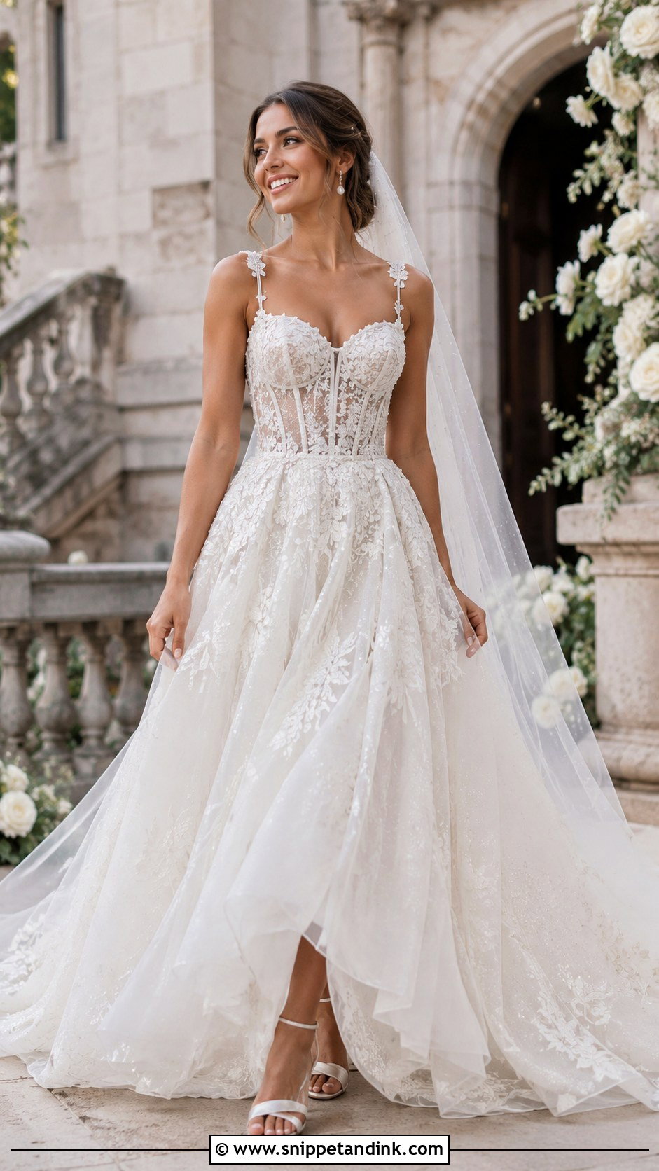 Fairytale Corset Wedding Gown - Snippet and Ink - 25 Fairytale Wedding Gown Ideas