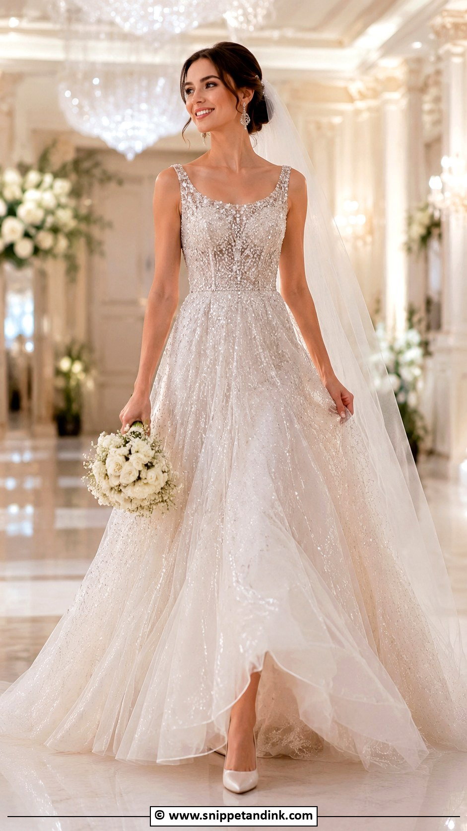 Fairytale Sparkle Wedding Dress - Snippet and Ink - 30 Fairytale Wedding Dresses