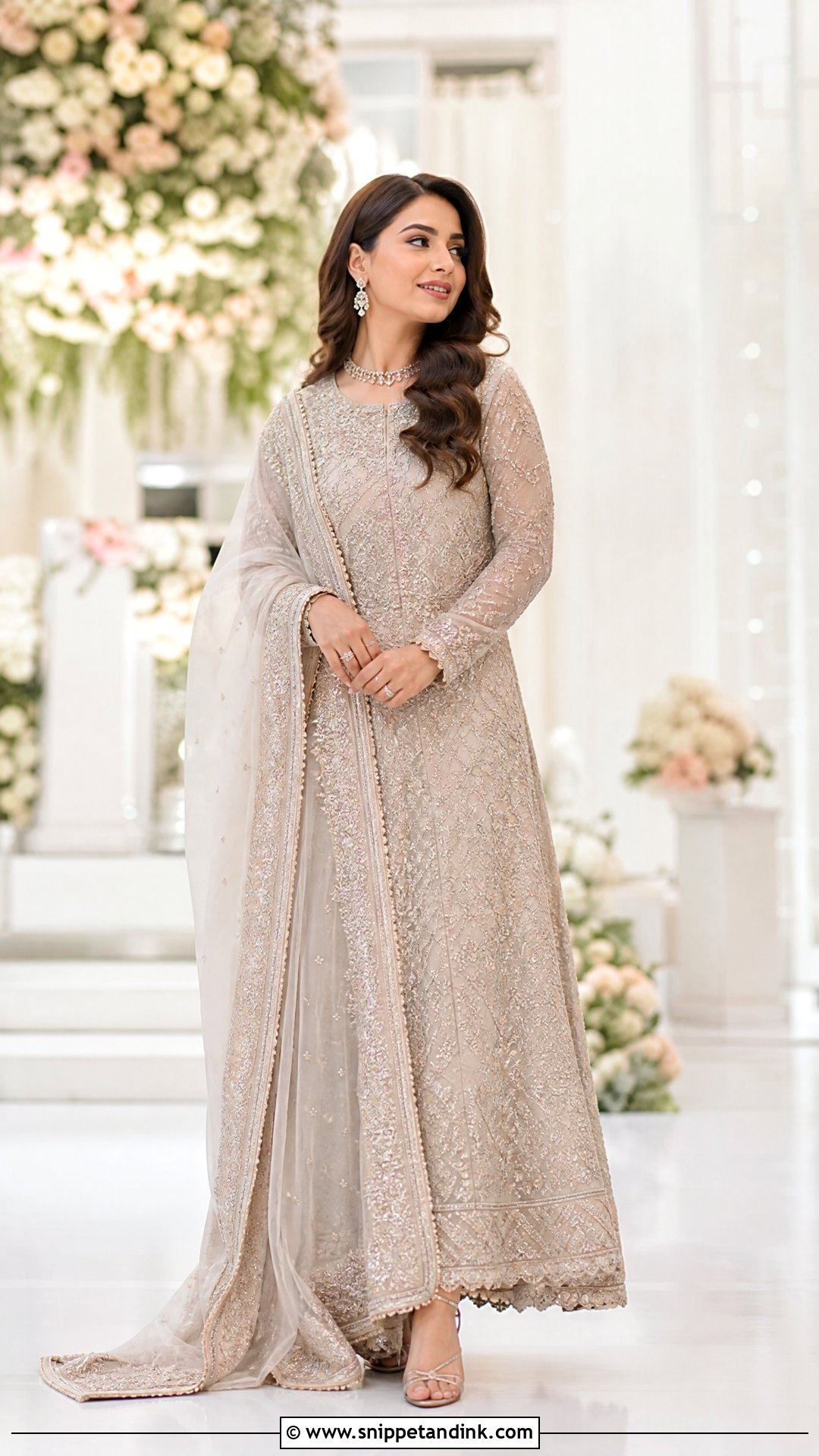 Faiza Saqlain Long Frock Suit - Snippet and Ink - 25 Pakistani Designer Suits for Wedding