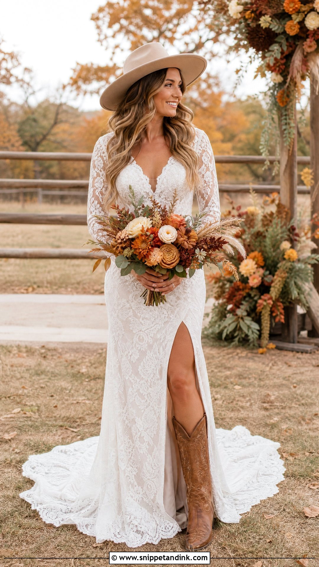 Fall Cowgirl Wedding Dress With Boots - Snippet and Ink - 25 Cowgirl Wedding Dress with Boots Ideas