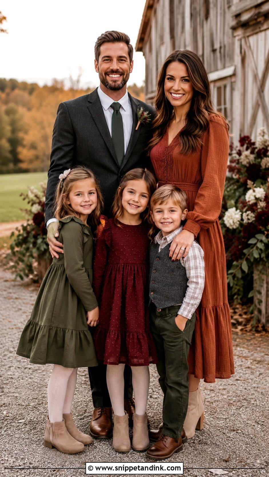Fall Family Wedding Outfit - Snippet and Ink - 25 Family Outfits for Wedding