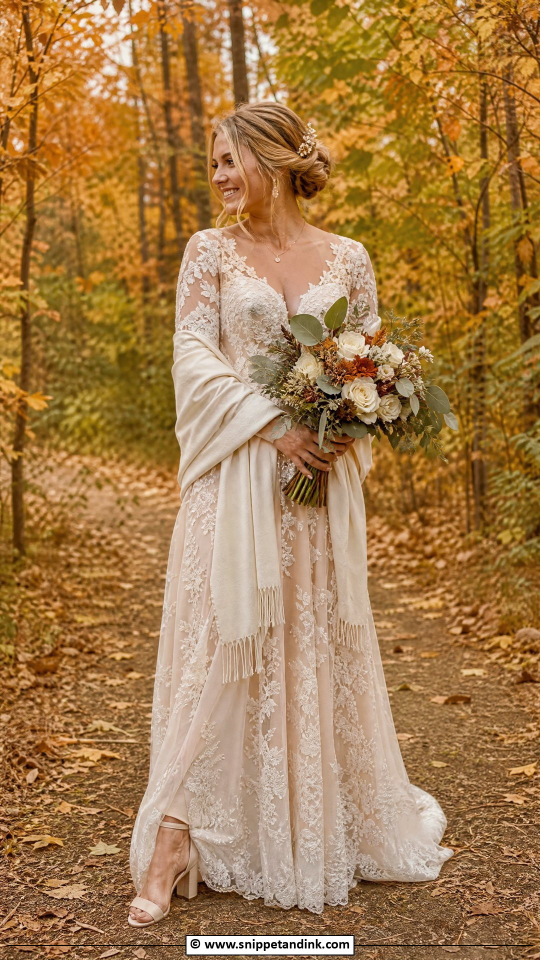 Fall Forest Wedding Dress - Snippet and Ink - 35 Forest Wedding Dress Ideas