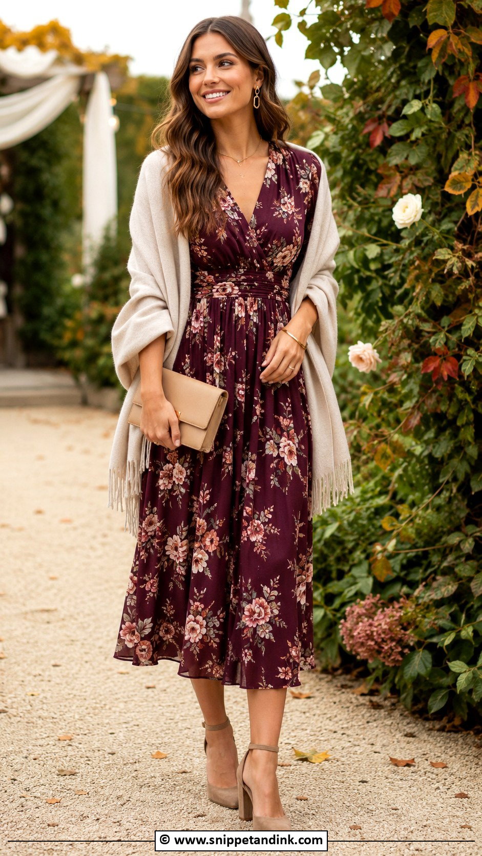 Fall Garden Wedding Dress With Suede Heels - Snippet and Ink - 30 Garden Wedding Dress Ideas