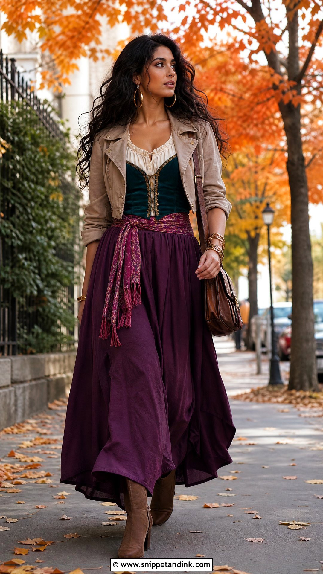 Fall Princess Esmeralda Outfit - Snippet and Ink - 20 Princess Esmeralda Ideas