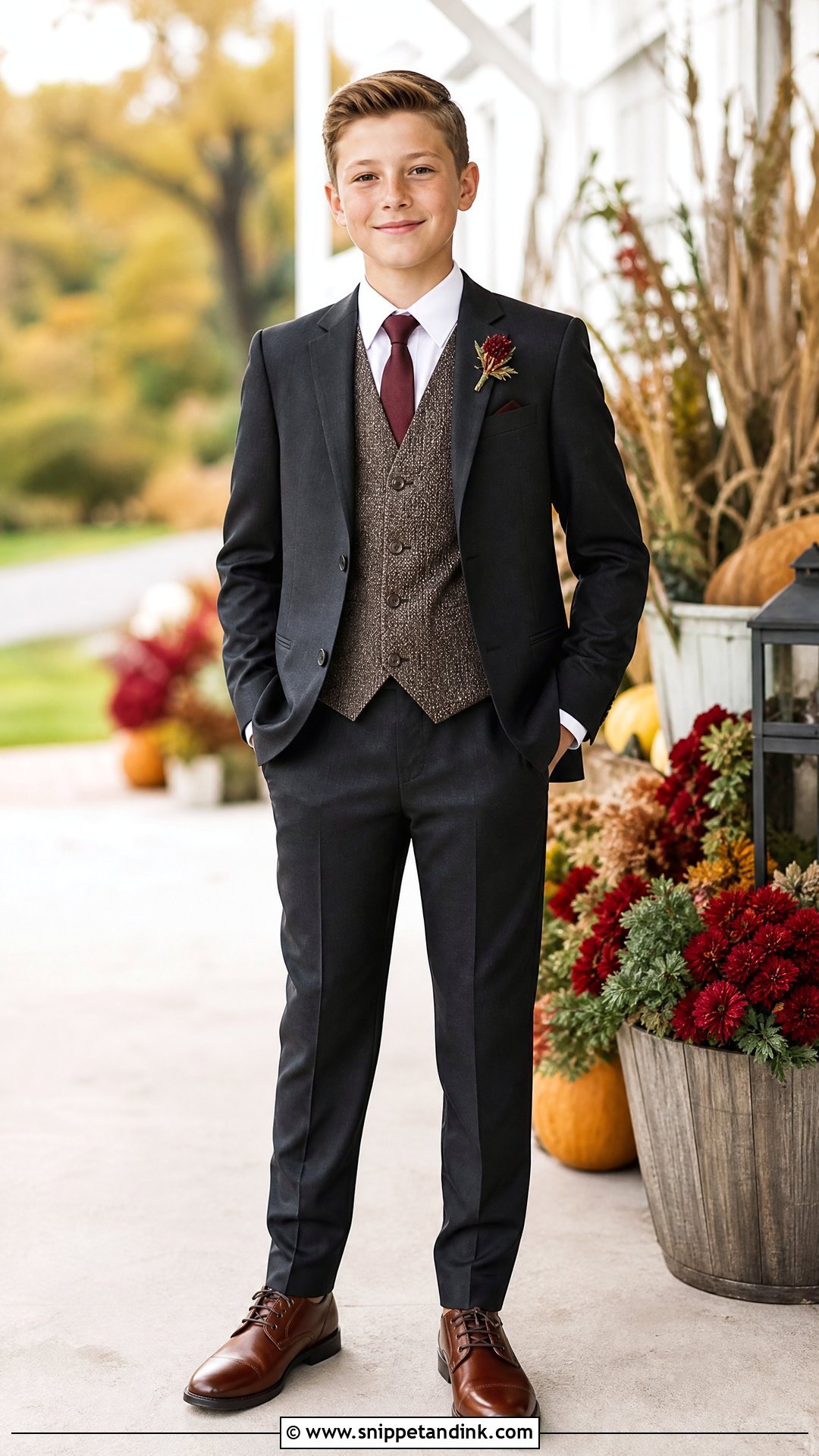 Fall Wedding Outfit For Boys - Snippet and Ink - 25 Boys Outfits for Wedding