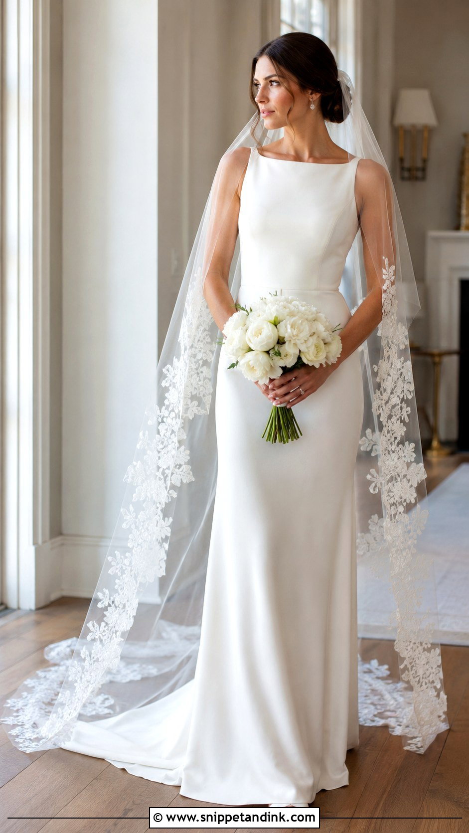 Family Lace Custom Veil - Snippet and Ink - 25 Custom Veil Ideas