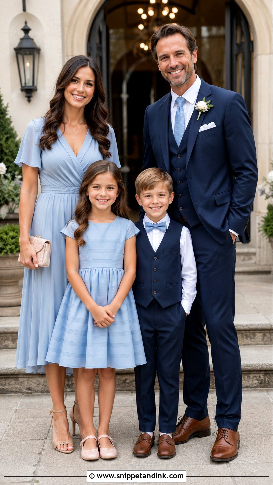 Family Wedding Attire With Kids - Snippet and Ink - 20 Family Wedding Attire Ideas