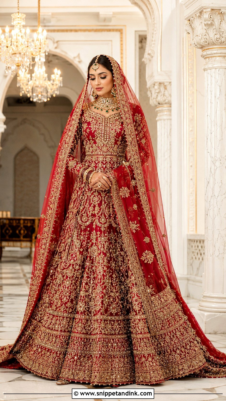 Farshi Barat Lehenga - Snippet and Ink - 25 Barat Dresses