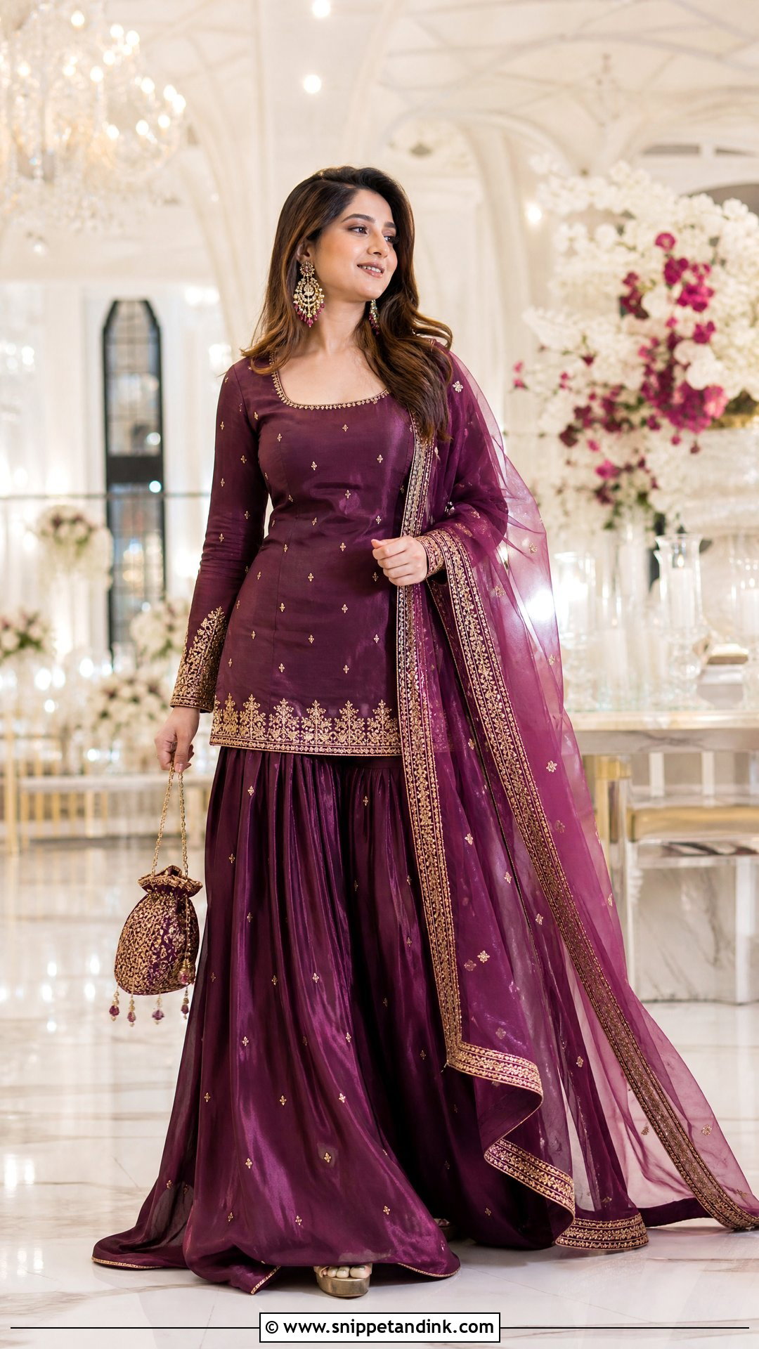 Farshi Sharara Set - Snippet and Ink - 20 Sharara Designs Party Wear Indian Weddings