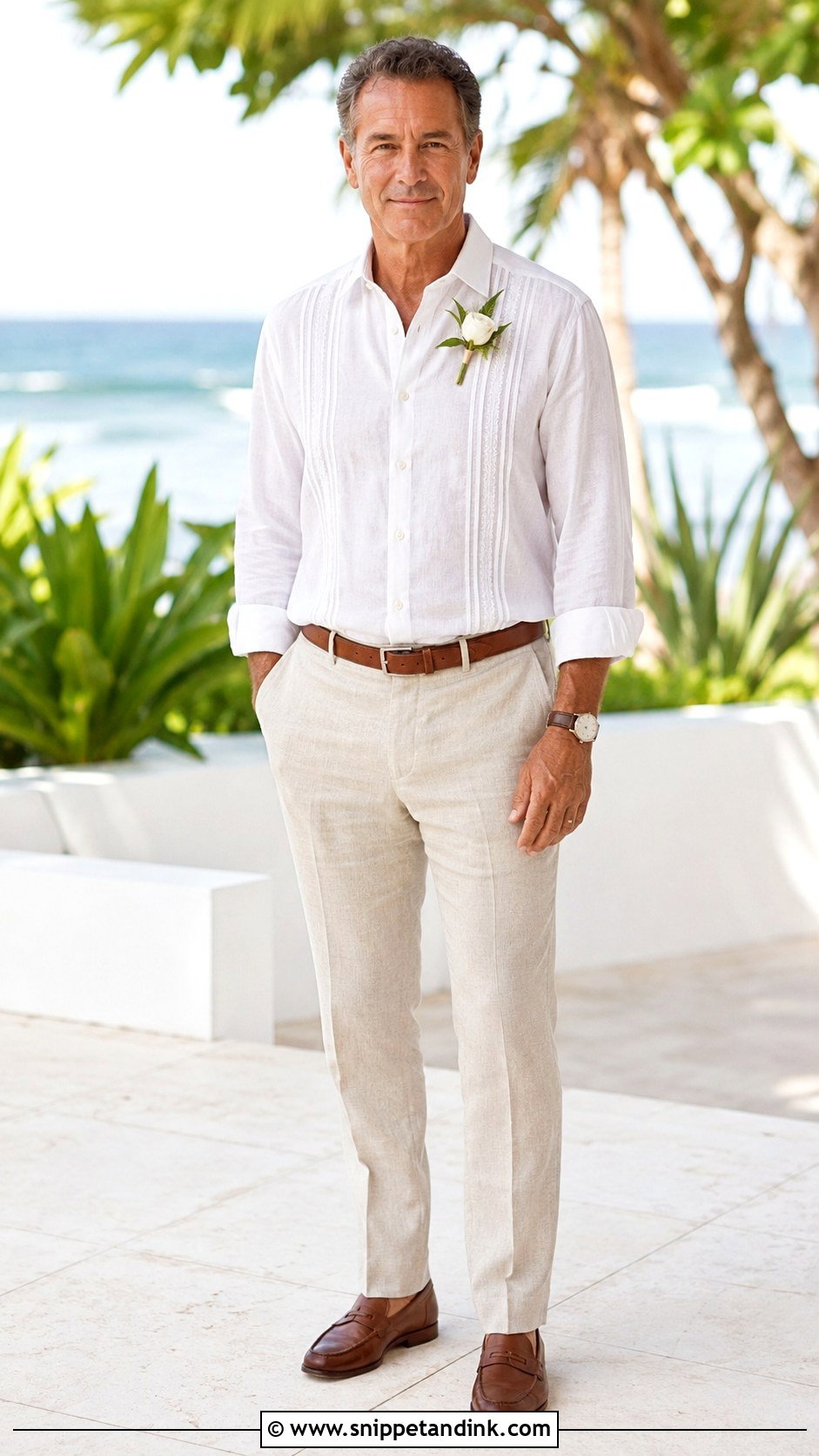 Father Of The Bride Guayabera Outfit - Snippet and Ink - 20 Bride Father Outfit Ideas