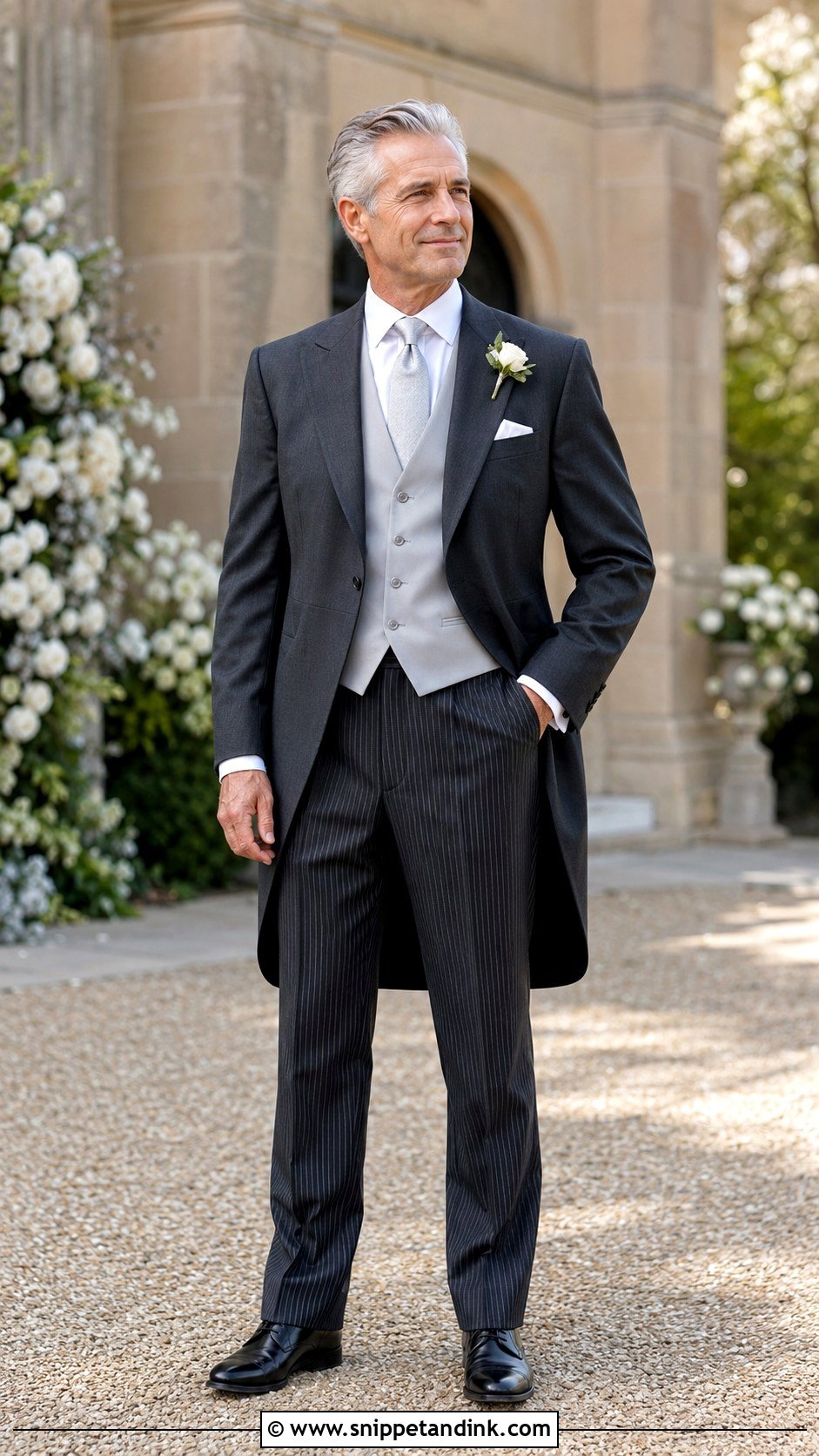 Father Of The Bride Morning Suit - Snippet and Ink - 20 Bride Father Outfit Ideas