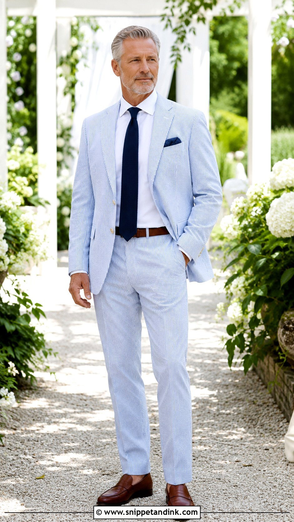 Father Of The Bride Seersucker Suit - Snippet and Ink - 20 Bride Father Outfit Ideas