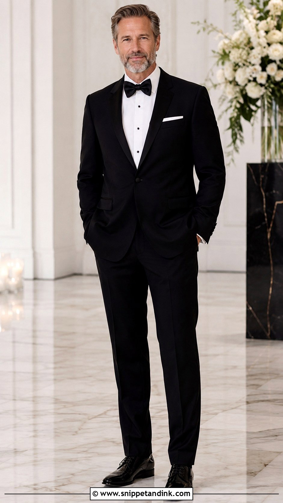 Father Of The Groom Tuxedo Outfit - Snippet and Ink - 25 Wedding Outfits for Family Members