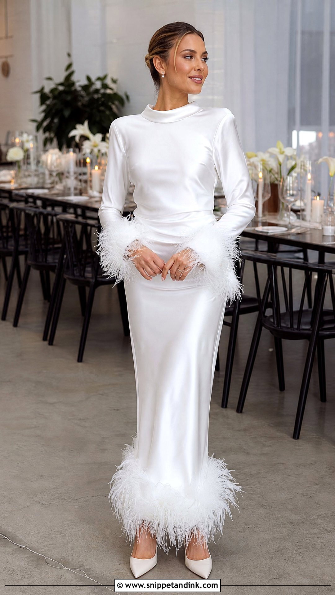 Feather Bridal Dress - Snippet and Ink - 25 Luxury Bridal Dress Ideas