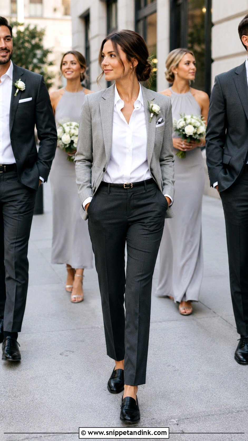 Female Groomsman Coordinated Separates - Snippet and Ink - 20 Female Groomsman Attire Ideas