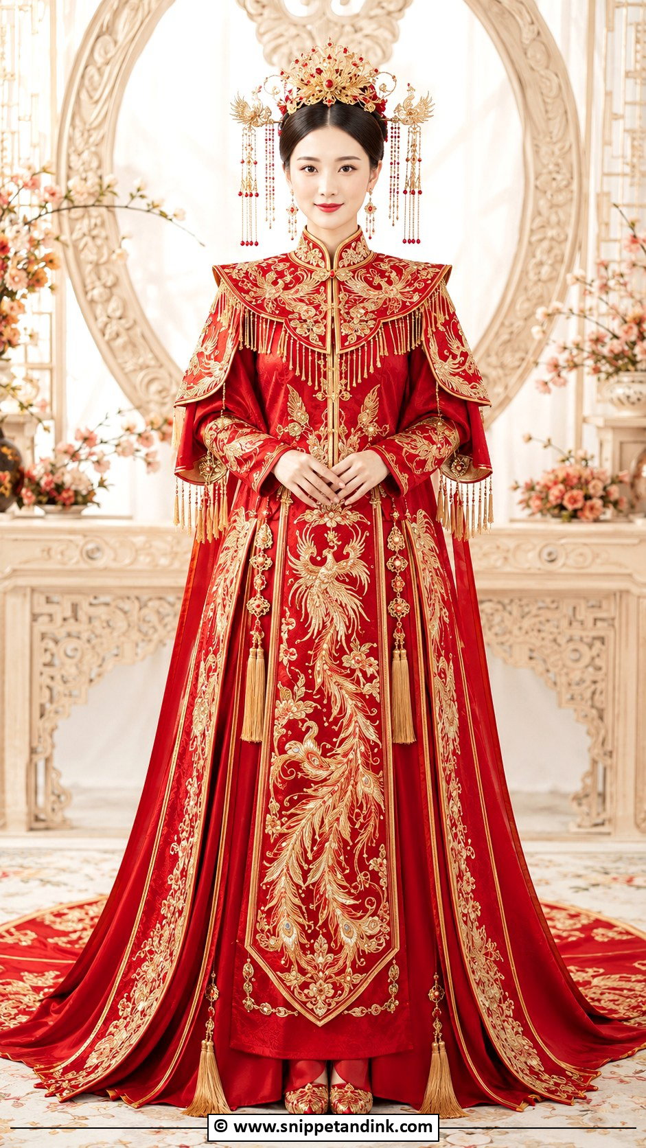 Fengguan Xiapei Wedding Dress - Snippet and Ink - 30 Chinese Wedding Dress Ideas