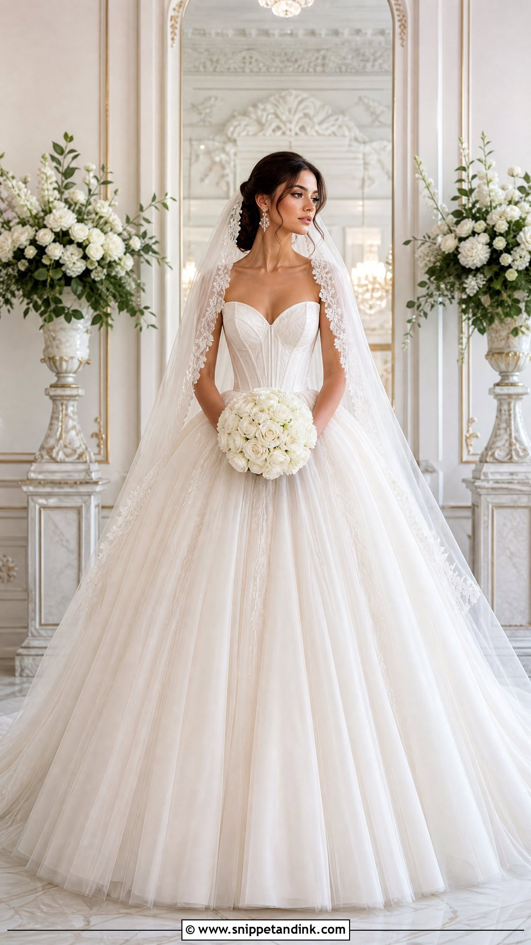 Feyre Ball Gown Wedding Dress - Snippet and Ink - 25 Feyre Wedding Dress Ideas
