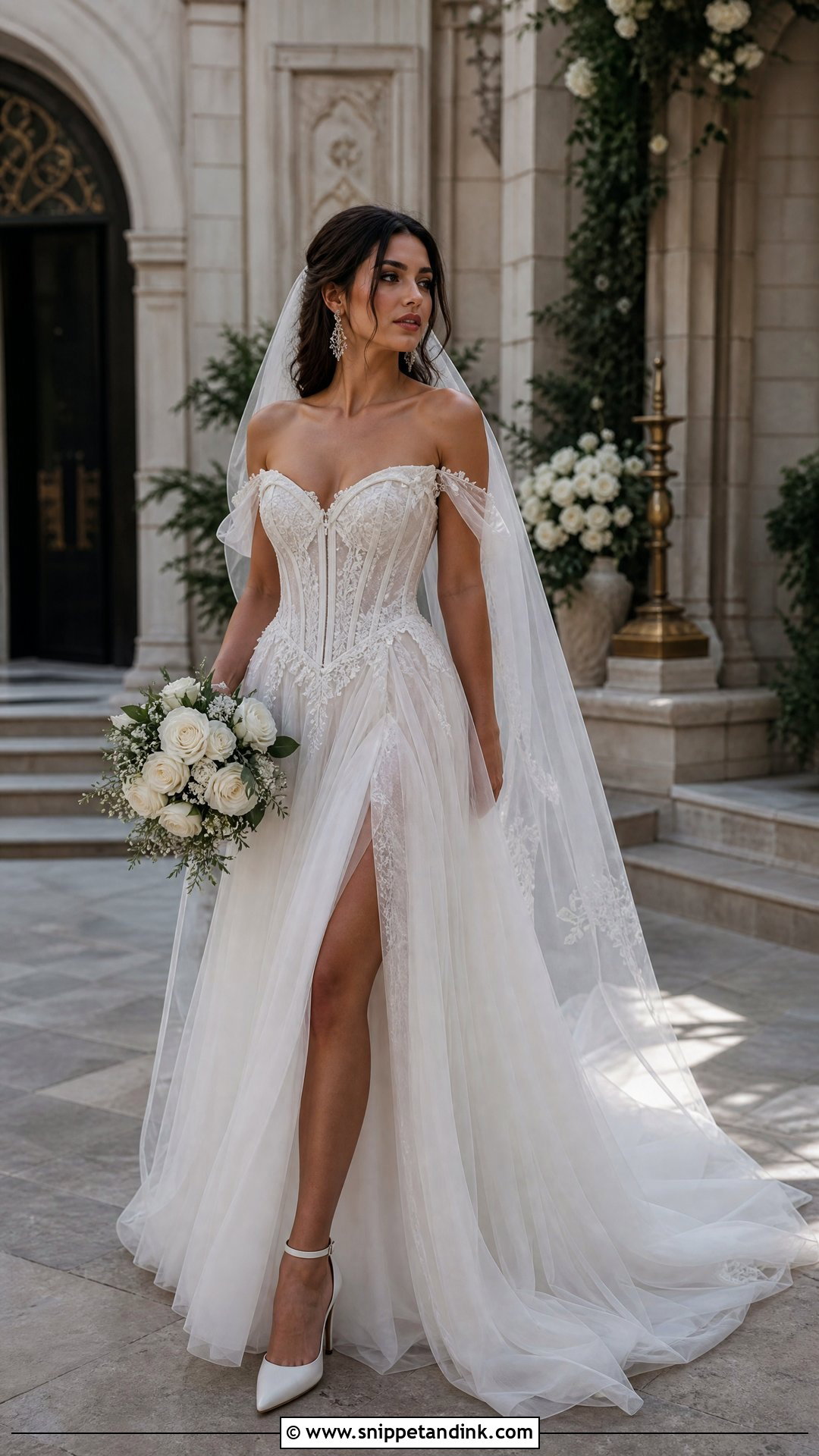 Feyre Corset Wedding Dress - Snippet and Ink - 25 Feyre Wedding Dress Ideas
