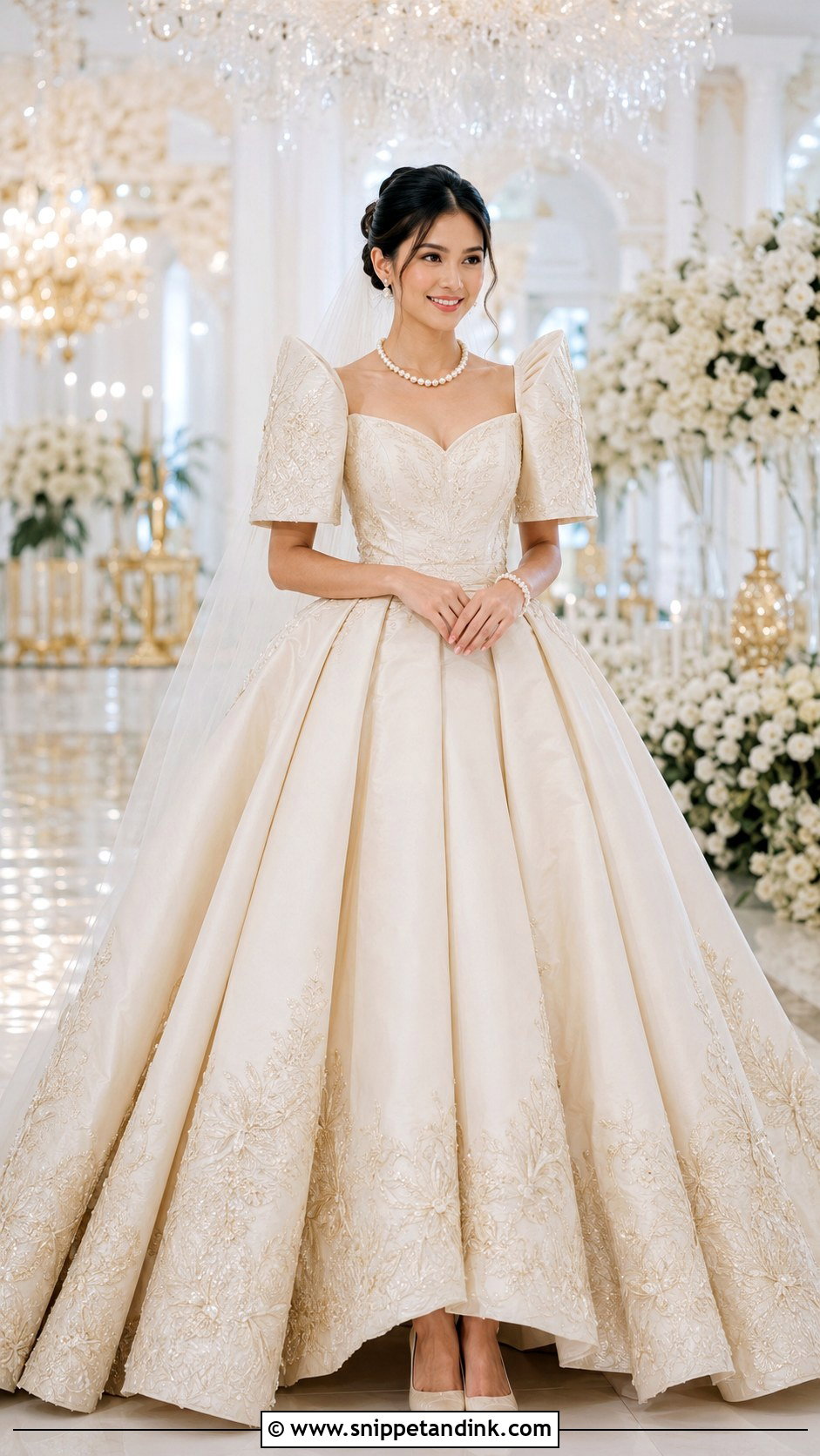 Filipiniana Ball Gown - Snippet and Ink - 30 Filipiniana Wedding Dress Ideas