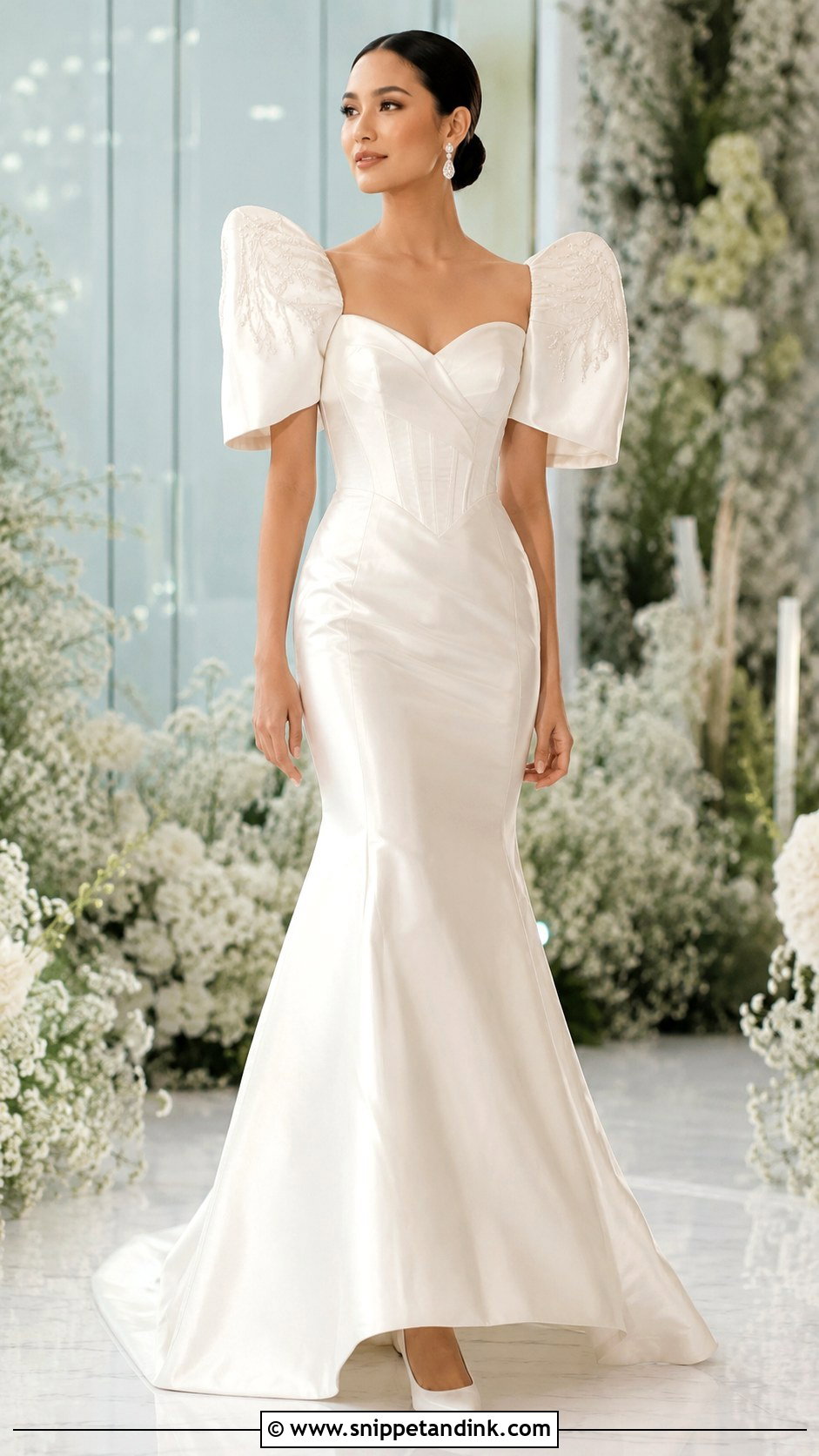 Filipiniana Mermaid Wedding Dress - Snippet and Ink - 30 Filipiniana Wedding Dress Ideas