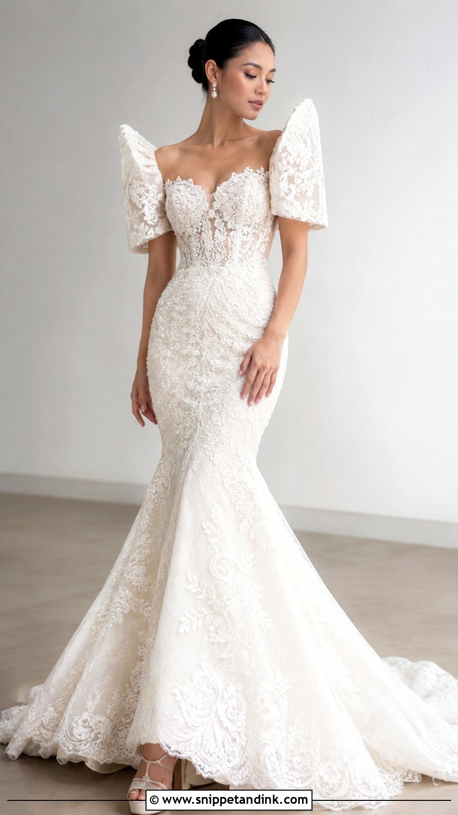 Filipiniana Mermaid Wedding Gown - Snippet and Ink - 25 Filipiniana Wedding Gown Ideas