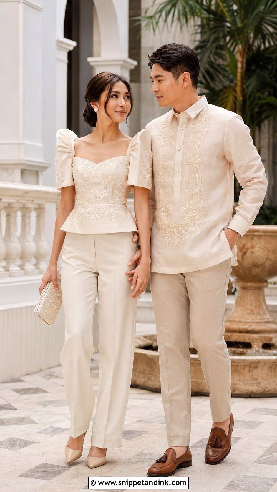 Filipiniana Prenup Terno Top Outfit - Snippet and Ink - 25 Prenup Outfit Ideas Philippines