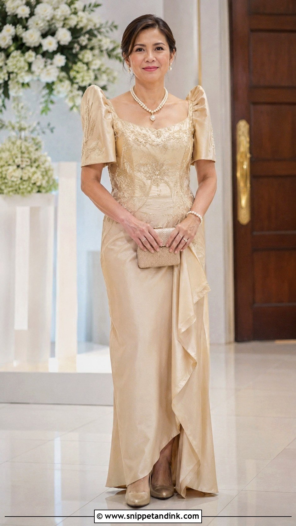 Filipiniana Terno Gown For Ninang - Snippet and Ink - 25 Ninang Dress for Wedding Philippines Ideas