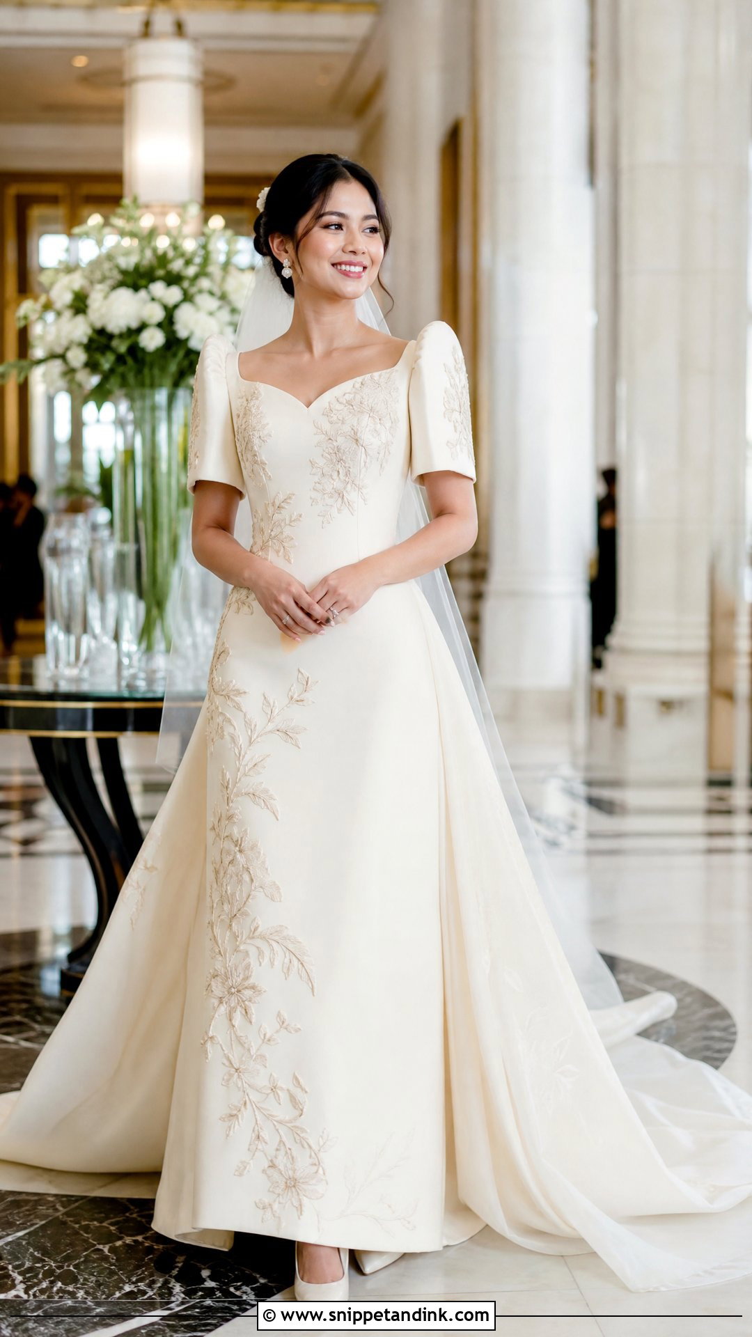 Filipiniana Terno Wedding Dress - Snippet and Ink - 25 Filipino Wedding Dress Ideas