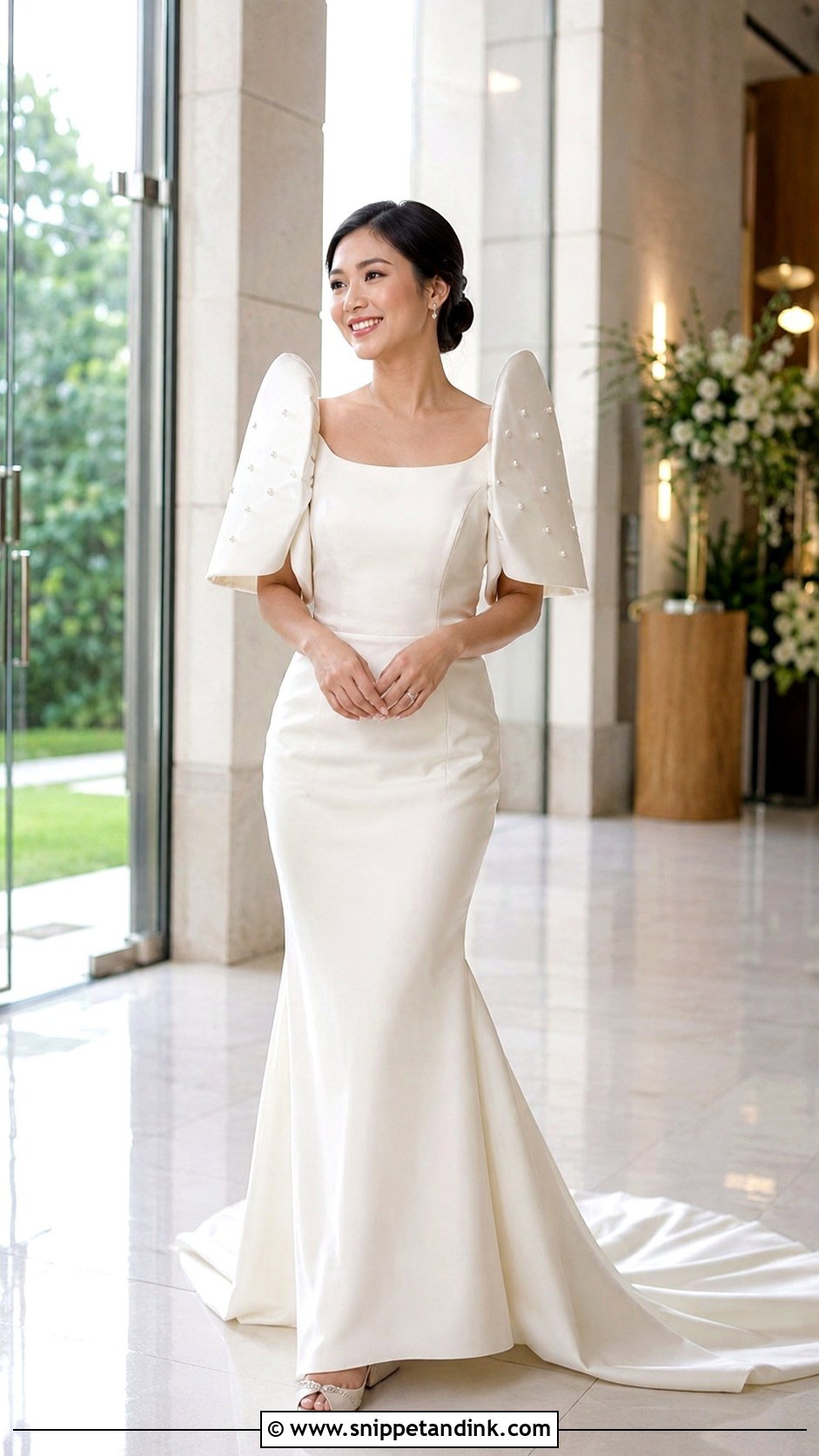 Filipiniana Wedding Dress With Detachable Sleeves - Snippet and Ink - 30 Filipiniana Wedding Dress Ideas