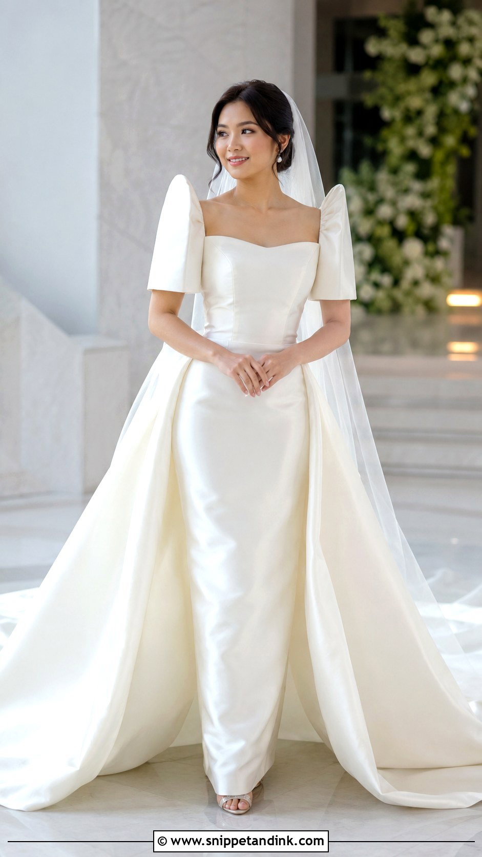 Filipiniana Wedding Gown With Overskirt - Snippet and Ink - 25 Filipiniana Wedding Gown Ideas