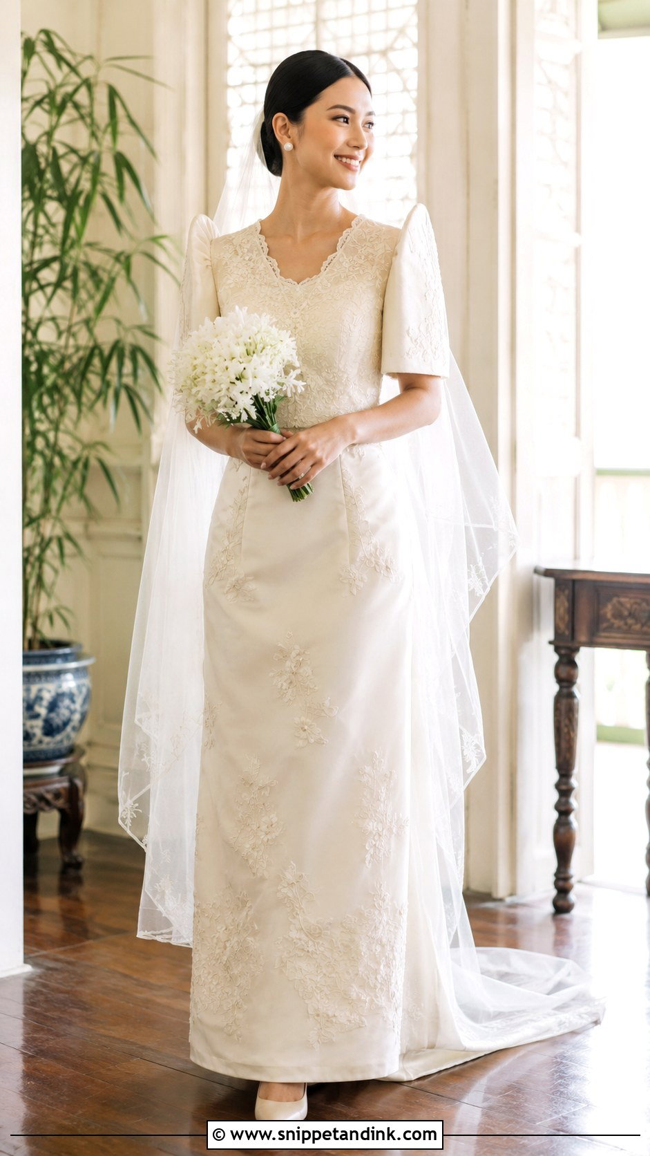 Filipino Baro At Saya Wedding Dress - Snippet and Ink - 30 Traditional Wedding Dresses