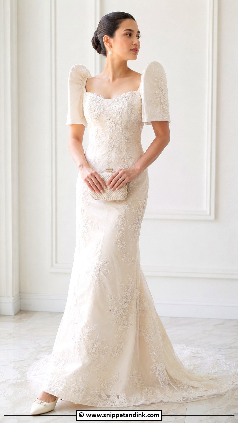 Filipino Bridal Terno - Snippet and Ink - 30 Asian Bridal Dresses