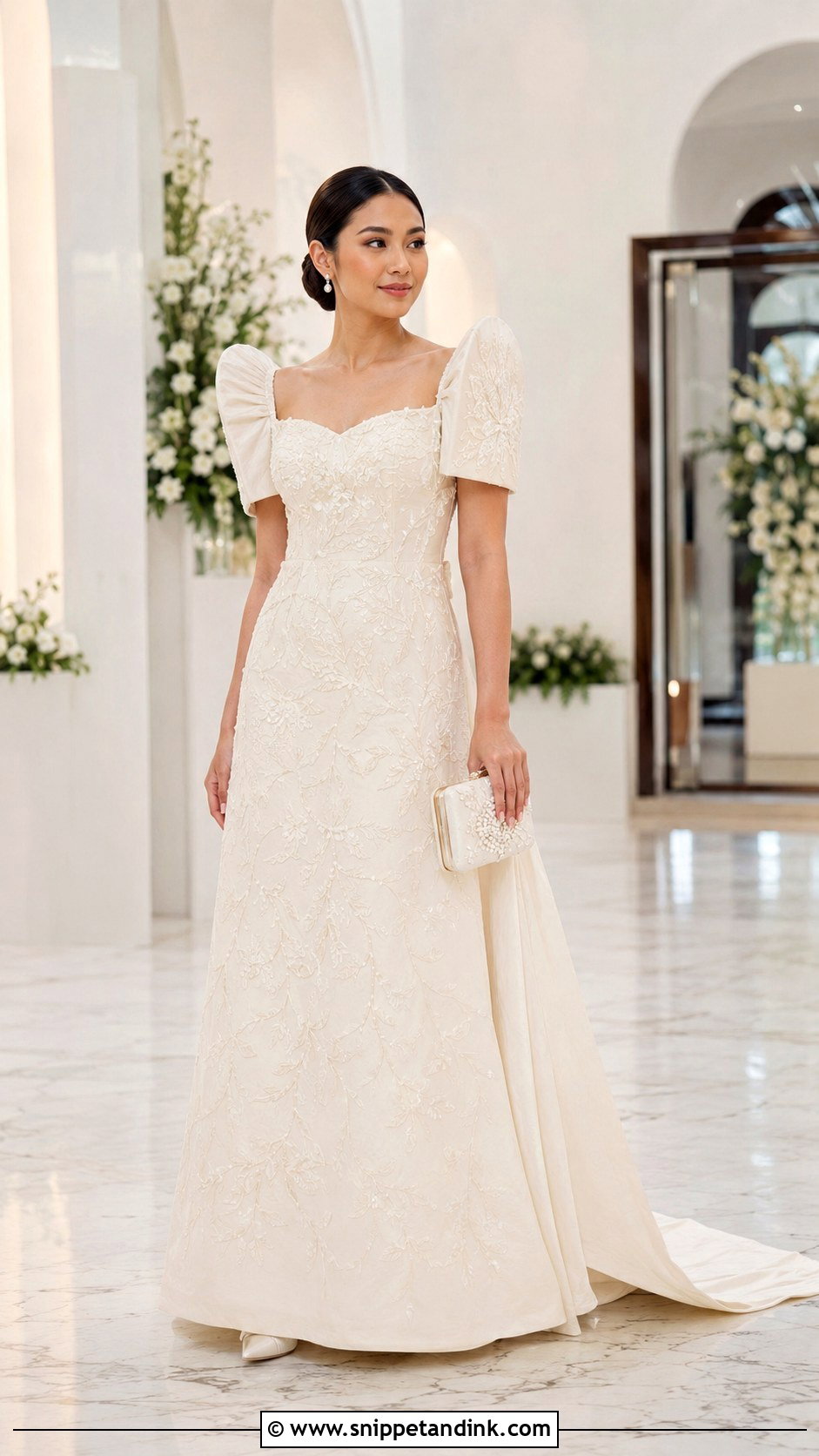Filipino Terno Wedding Dress - Snippet and Ink - 20 Asian Wedding Dresses