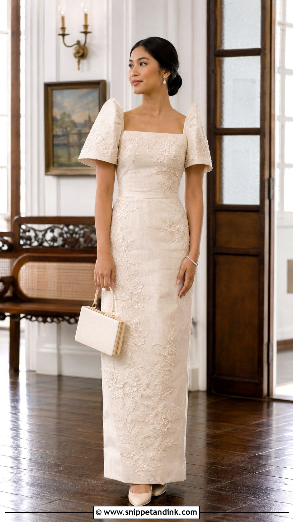 Filipino Traditional Marriage Terno Outfit - Snippet and Ink - 20 Traditional Marriage Outfit Ideas
