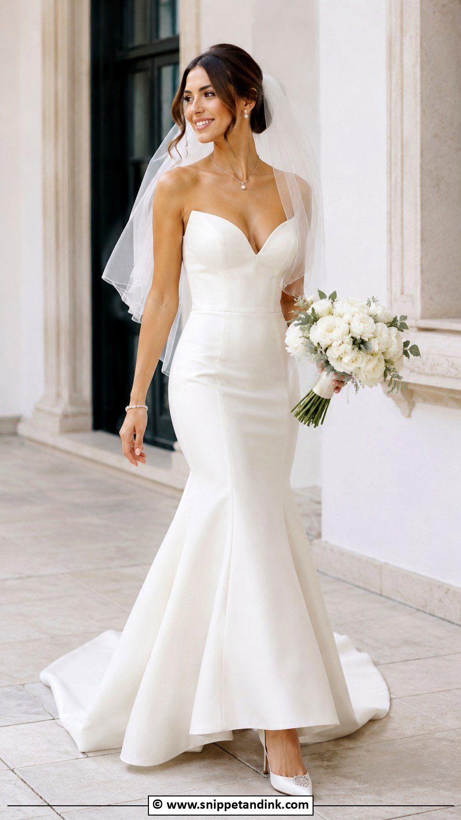 Fit And Flare Bridal Dress - Snippet and Ink - 35 Bridal Dresses