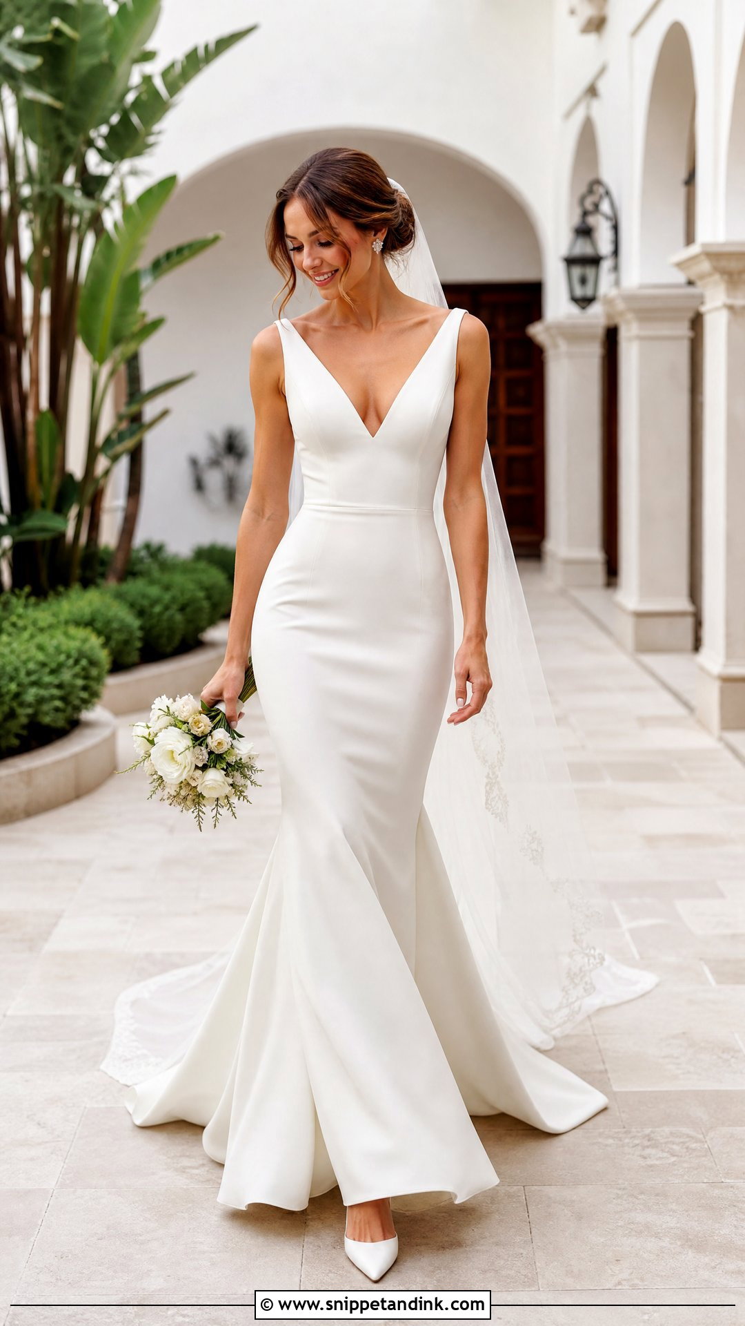 Fit And Flare Bridal Dress - Snippet and Ink - 20 Bridal Dress Styles