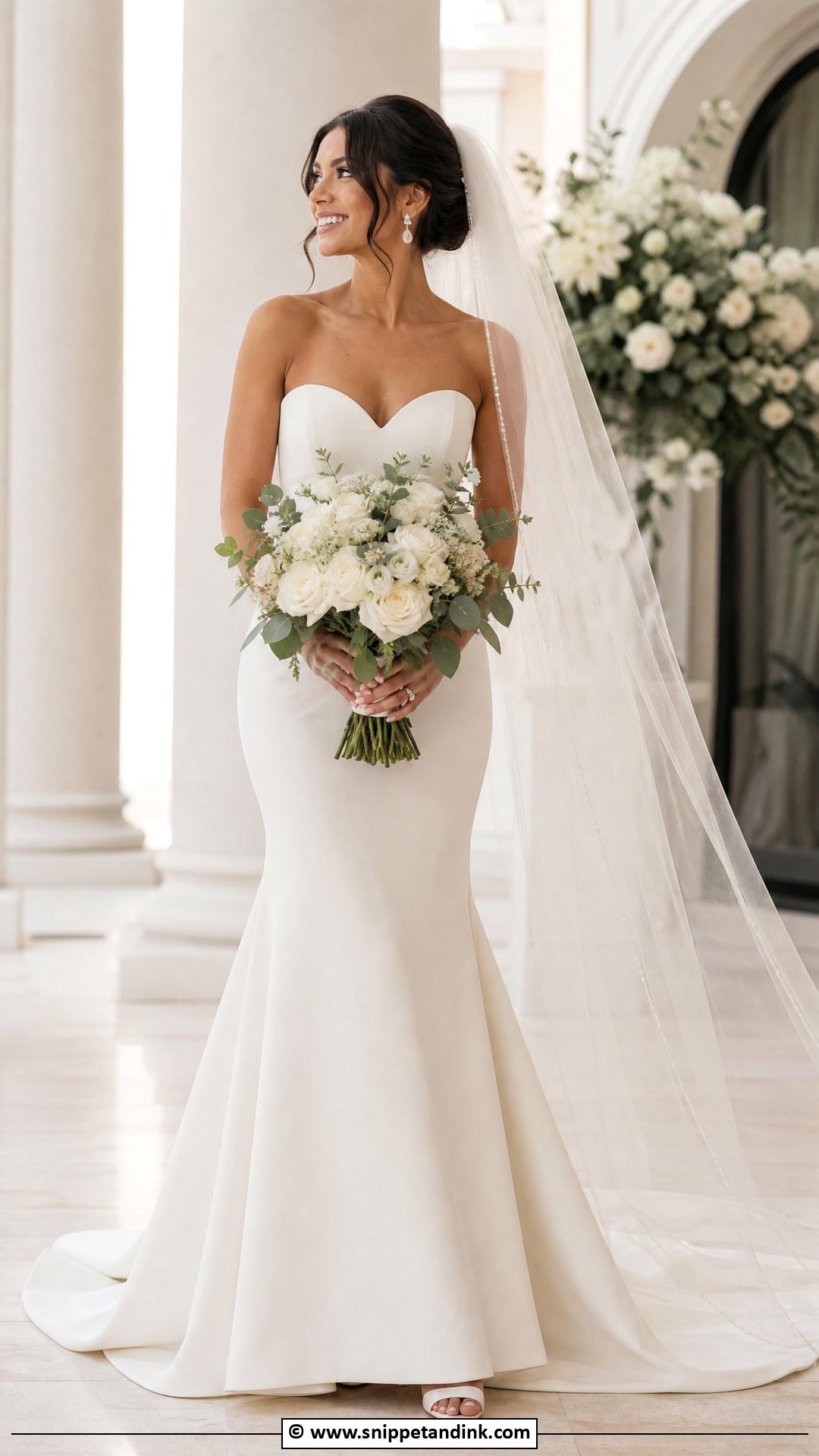 Fit And Flare Bridal Dress - Snippet and Ink - 35 Bridal Dress Ideas
