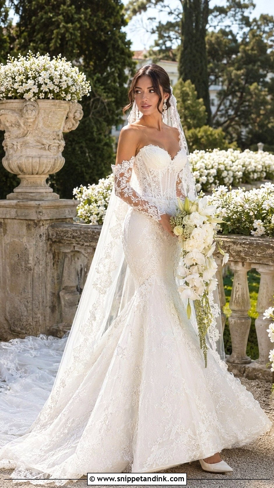 Fit And Flare Couture Wedding Dress - Snippet and Ink - 20 Couture Wedding Dresses