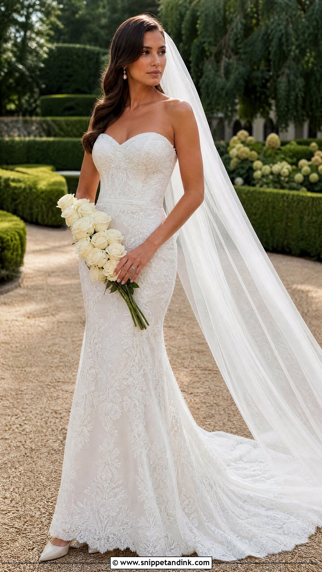 Fit And Flare Lace Wtoo Wedding Dress - Snippet and Ink - 20 Wtoo By Watters Wedding Dress Ideas