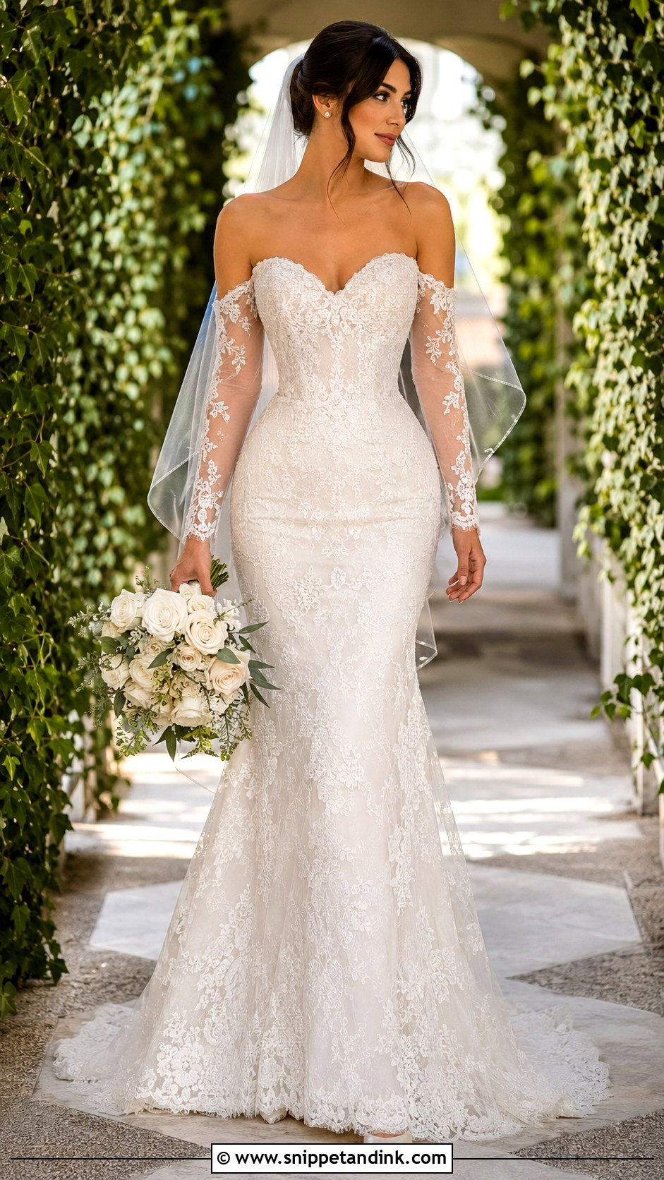 Fit And Flare Wedding Dress - Snippet and Ink - 20 Best Lady Wedding Dress Styles